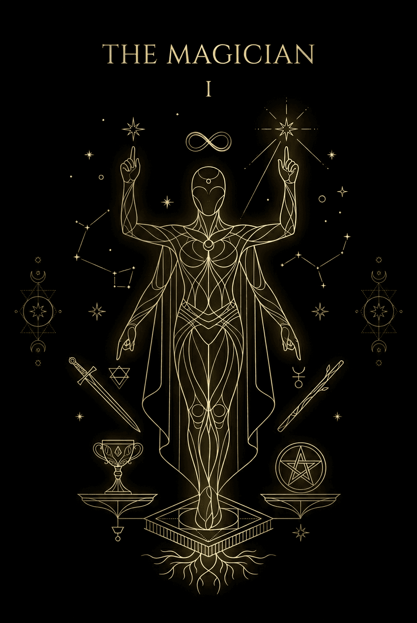 The Magician card