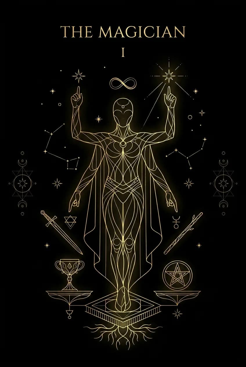 The Magician card